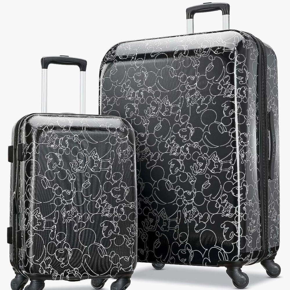Mickey Mouse 2 Piece Spinner Luggage Set
